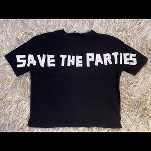 Zara short t shirt